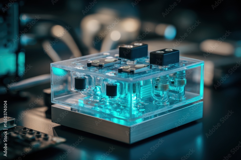 Poster innovative ai powered microfluidic cooling system enhancing efficiency in electronic components at a
