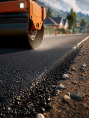 car on the road. Generative AI