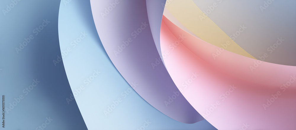 Poster gentle gradient hues in colorful abstract art. start free trial vibrant abstract background with flo
