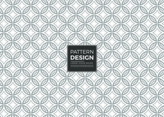 Elegant Geometric Pattern Background with Interlocking Circles and Diamond Shapes Modern and Stylish Design