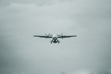 Airplane Approaching in the Sky