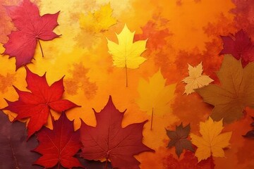 Obraz premium Abstract Autumn Collage