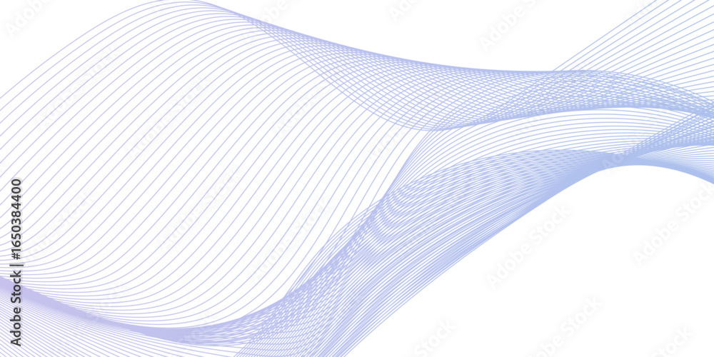 Aufkleber speed lines connection vector background. flowing futuristic dynamic motion technology. wave curve o