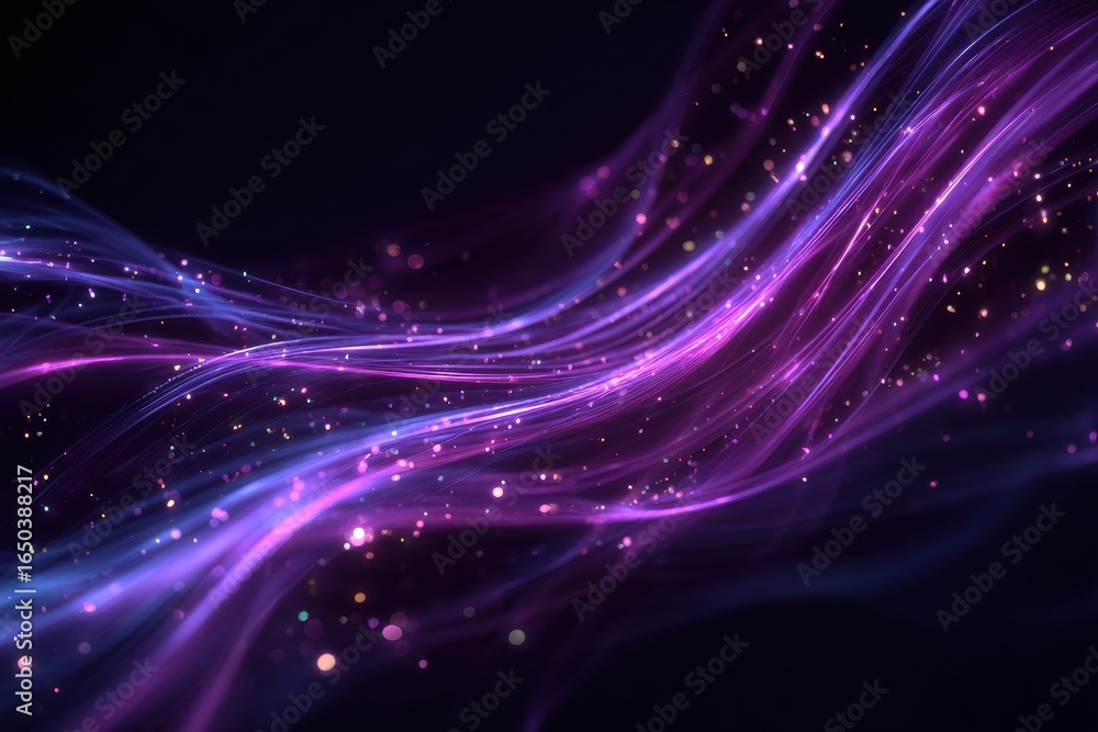 Poster dynamic hyperlapse abstract background with vibrant colors and flowing lights creating a mesmerizing