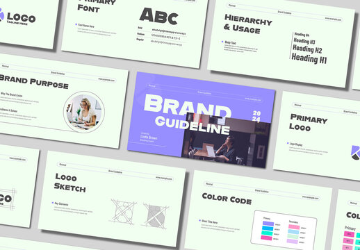 Brand Guideline Presentation Layout