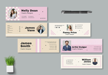 Creative Email Signature Design Template