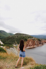 girl on the road