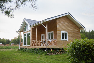 A Charming Wooden House Nestled in the Heart of Natures Breathtaking Beauty and Serenity