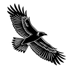 silhouette-of-a-bird-flying--sticker-vector--black. freedom, nature, animal, flight, sky, wing,