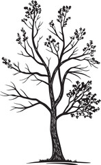 Obraz premium tree silhouette vector