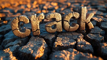 Cracked Earth Text