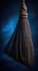 Witch's broom, dark, moody, close-up