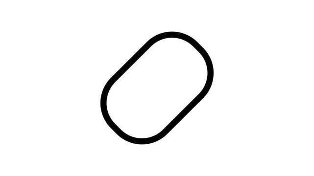 Chain link opening and closing with side effects, representing disconnection or break. Great for tech and security visuals.