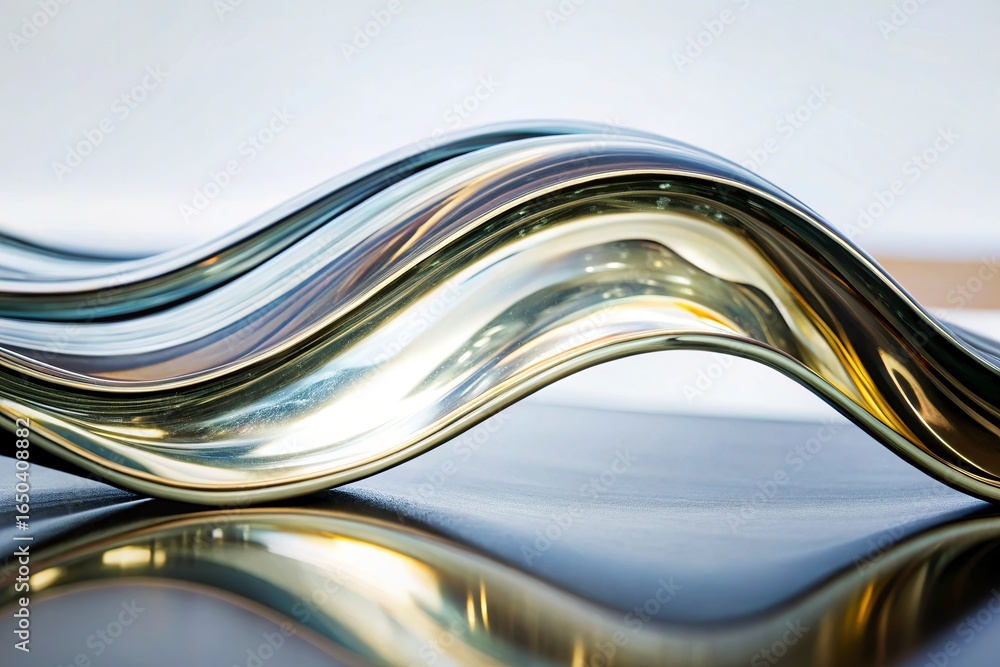 Poster abstract wave on black background. computer generated illustration. 3d rendering.3d render,wave colo