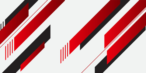 Abstract Red and Black Geometric Diagonal Lines Background