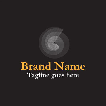 An abstract vector logo icon illustrating a modern business technology concept. G logo. Fully vector file. Editable color.