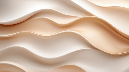 Fototapeta premium Abstract wavy cream textures