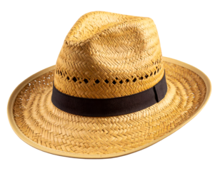 Farmer’s hat isolated on transparent background