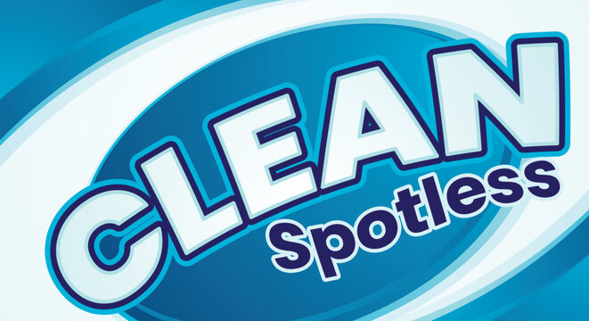 Cleaning background, spotless cleaning service logo design