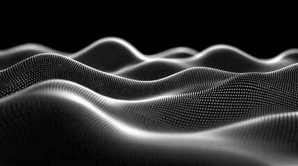 Abstract wavy digital landscape (3)
