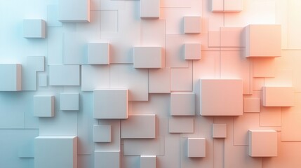 Obraz premium Abstract 3D cubes background