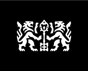 the lion holds the key logo