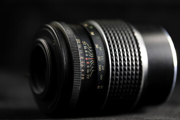 A 135mm prime lens for analog SLR cameras