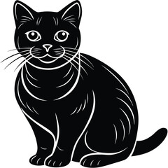 British Shorthair Silhouette