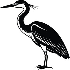 Fototapeta premium Heron Silhouette