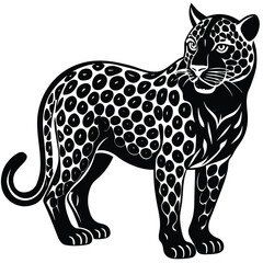 Fototapeta premium Jaguar Silhouette