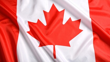 canadian flag in the wind