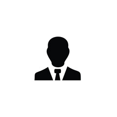 Businessman Black Icon Vector Design