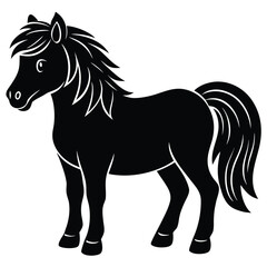 Obraz premium Pony Silhouette