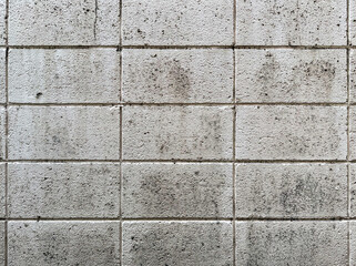 ブロック塀、壁、コンクリート、テクスチャ、質感