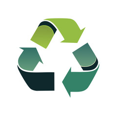 Obraz premium Eco-friendly lifestyle illustration showing people recycling waste, using green bins, and promoting environmental sustainability through proper garbage disposal