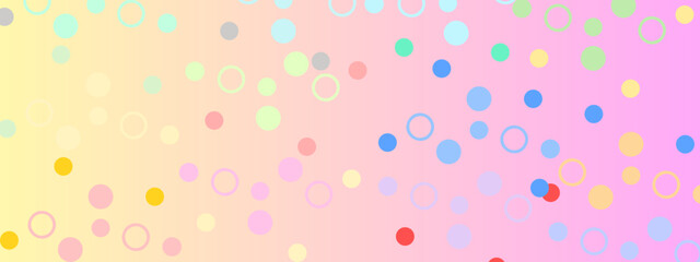 abstract background with pink and white circles