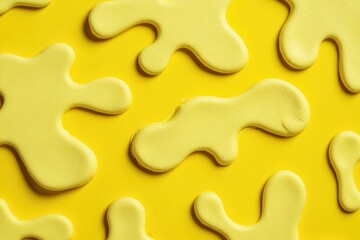 Yellow blobs on a yellow background