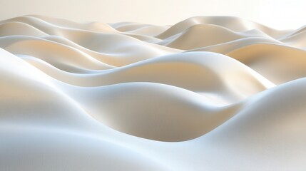 Abstract, smooth, undulating forms
