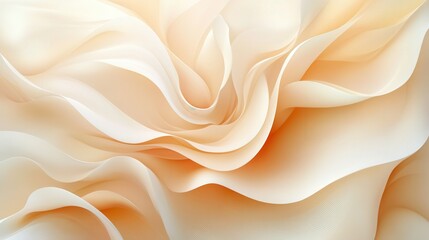 Obraz premium Abstract soft, flowing, pastel curves