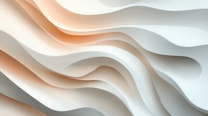 Obraz premium Abstract wavy layers of light and shadow