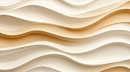 Obraz premium Abstract wavy pattern of cream and beige colors