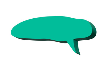 3d speech bubble Blank empty message box Textbox frame for banners, price tags, stickers, design