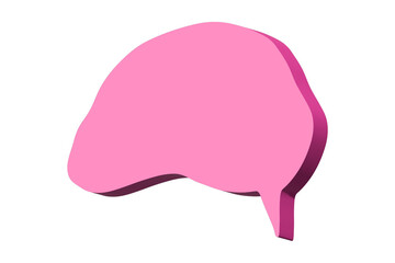 3d speech bubble Blank empty message box Textbox frame for banners, price tags, stickers, design