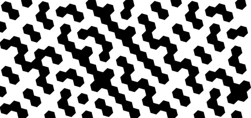 Wavy Maze Optical Pattern.