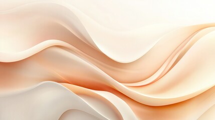Smooth flowing curves in beige and peach tones