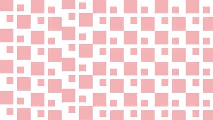 Pink squares arranged in a tiled pattern style