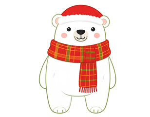 santa claus with a snowman