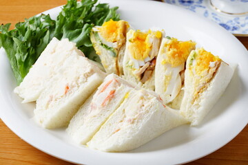 玉子サンド　ポテトサンド