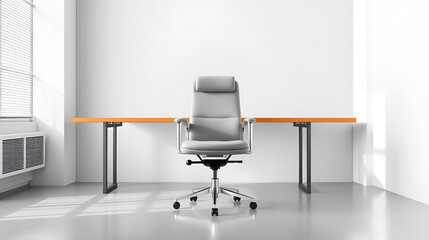 Stylish modern office chair isolated