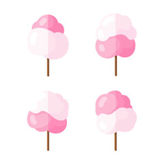 Cotton Candy Collection Pink and White Treats